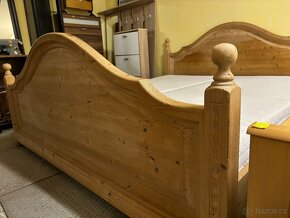 PRODAM POSTEL 180/200-PŘIBORNÍK- MASIVNI BOROVICE - 7