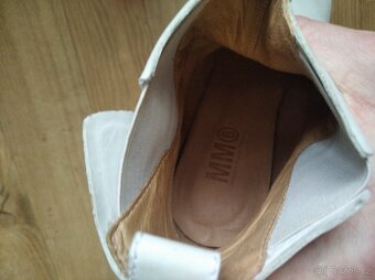 Italské kožené dámské boty - 7