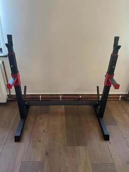 Posilovací set,lavice,bench press,stojan,činky,osa,závaží - 7