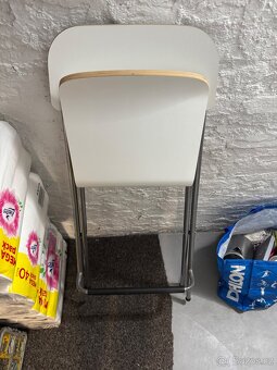Set ikea židle franklin a stůl billsta (bar) - 7