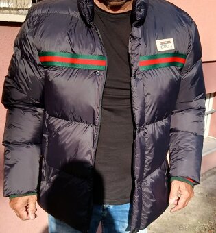 Zimní bunda Gucci pánská černá 3XL - 7