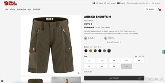 Outdoorové kraťase Fjallraven Abisko Shorts M - 7