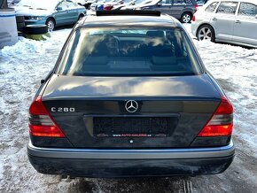 MERCEDES W202 C280 ELEGANCE,TOP VÝBAVA,BEZ RZI,KRASAVEC - 7