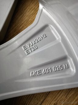 Audi E-Tron 4KE originální ALU disky 5x112 R20 - 7