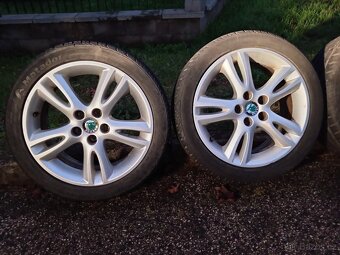 Originál ALU kola Škoda Fabia Roomster R16 + letní pneu - 7
