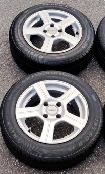 15" hliníkové Alu disky (elektrony) DEZENTs pneu 195/60 R15 - 7