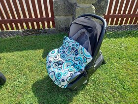 Kombinovaný kočárek Dorjan (vajíčko MaxiCosi se základnou) - 7