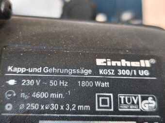 Prodám VELKOU pokosovou pilu s posuvem Einhell KGSZ 300 UG . - 7