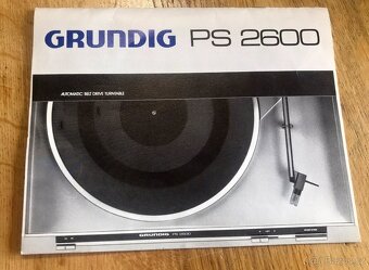GRAMOFON GRUNDIG PS 2600 /TECHNICS (ROK 1982) PLNÝ AUTOMAT , - 7