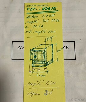 Pec na keramiku BUKOTHERM objem 30 l Mikrotherm 825 - 7
