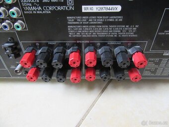 Nabízím receiver Yamaha. Plně funkční. Bez dálkového ovladač - 7