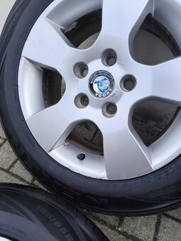 ALU 5x112 r15 ŠKODA + ZÁNOVNÍ LETNÍ PNEU - 7