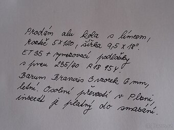 Prodam alu kola s limcem - 7