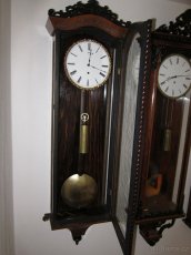 Vídeňský regulátor - nástěnné hodiny raný Biedermeier - 7