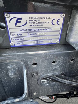 Prodej, DAF XB 230 FA 4x2 12t, hákový nosič FORNAL 8t-375 - 7