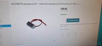 Digitální DC voltmetr seřiditelný-nové - 7