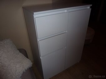 Komoda bílá 70 cm - 7