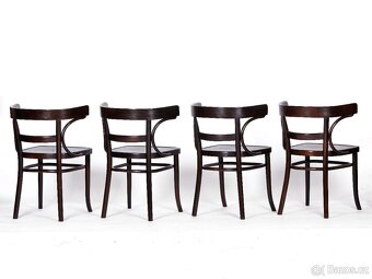 4x prvorepubliková křesílka, židle THONET - 7