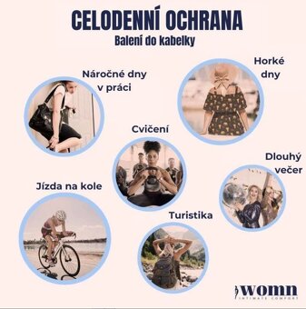 2 balení tělového pudru pro ženy Womn Intimate Comfort - 7