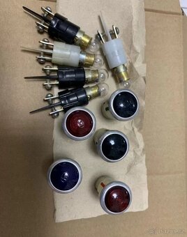 Žárovka 6V 12V patice žárovky kontrolka Dněpr M72 Ural K750 - 7