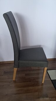 Dřevěný jidelní stůl 210x98 cm + židle - 7