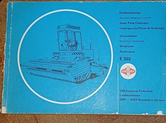 Prodám originální knihy k mačkačům a řezačkám Fortschritt - 7