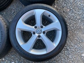 Alu original letni kola VW GTI 5x112 7,5J ET49 225/45 R17 - 7