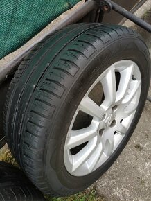 ALU kola Opel Astra Corsa 4x100 r16 Originál, pneu 205/55 - 7