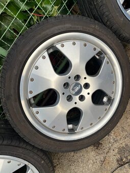 Alu značky FLW 7jx17 ET-30+pneu 215/45 5x100 - 7