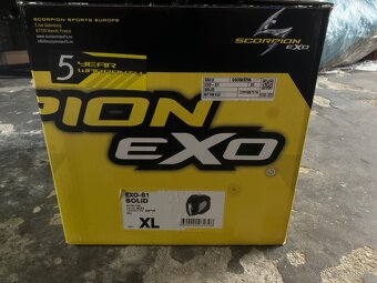Moto helma černá Scorpion EXO-S1 XL - 7