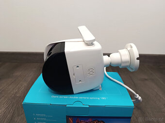 4MP 2K panoramatická 180° WiFi IP kamera - 7