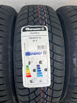 195/65R15 škoda scala 6x15 5x100 ET35 zimní pneu - 7