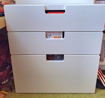 3x skříňka se šuplíky IKEA, Stuva (různé barvy) - 7