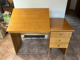 Psací stůl s výklopnou deskou - 7