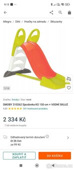 Skluzavka s vlhčením SMOBY 310262 - 7