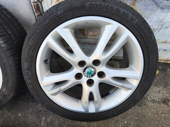 16"letní alu sada Atria 5x100 origo Škoda Fabia 2 Roomster - 7