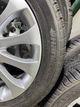 16” 5x100 originál alu kola Škoda zimni pneu - 7
