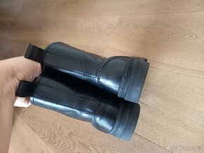 Podzimní boty Baťa vel 37, kožené, dívčí - 7