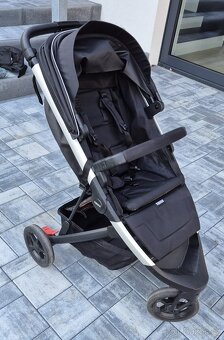 Prodám golfky Thule Spring Stroller Aluminium Midnight Black - 7