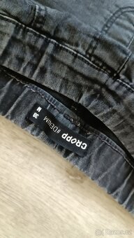 Dámské džíny Cropp vel. 38 na vel. M/L - 7