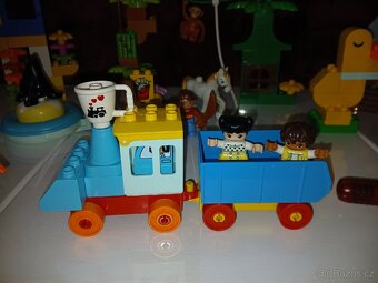 Lego Duplo - Zvukové letadlo vláček ZOO traktůrek figurky - 7