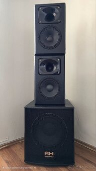Reprobox PA set, 1x 12"woofer/2x 8" středobas + 1"driver. - 7