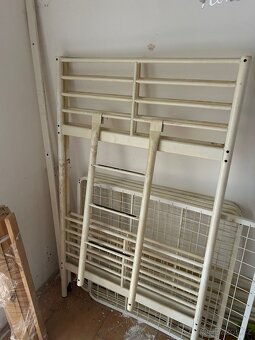 Kovové postele IKEA SVARTA - 7