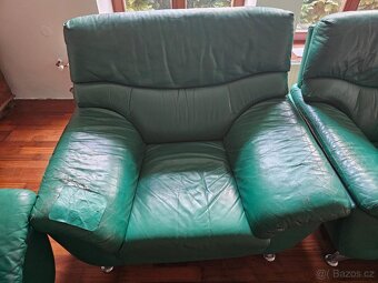 Kožená sedací souprava - 7