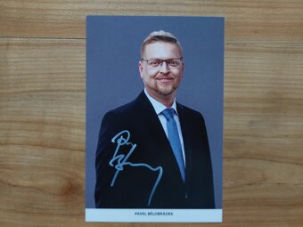 Vlastnoruční autogramy, podpisy slavných osobností, autogram - 7