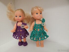Ruční práce háčkované šatečky  pro Evičku - Barbie - 7