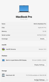 MacBook Pro 16'' - 7