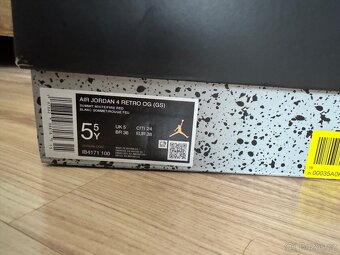 🟢 Na prodej: Air Jordan 4 Retro White Cement (GS) 🟢 📦 - 7