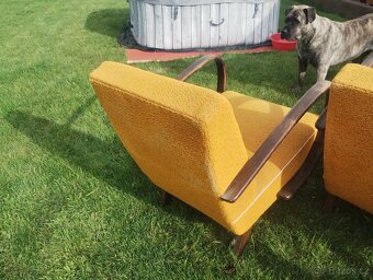 Sada křesla halabala + židle+ stolek - 7