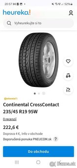 235/45 r19 letní pneumatiky Continental - 7